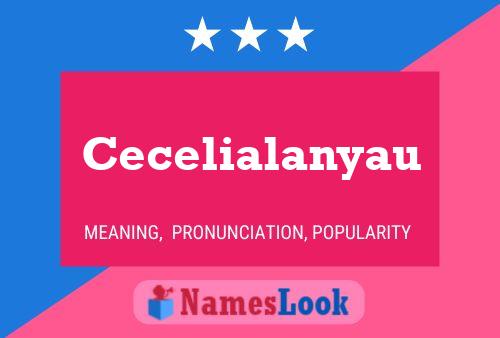 ملصق اسم Cecelialanyau