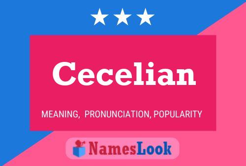 ملصق اسم Cecelian