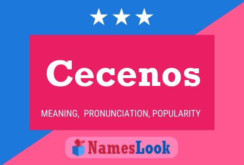 ملصق اسم Cecenos