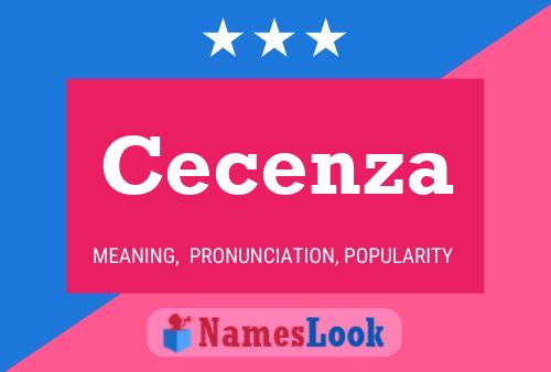 ملصق اسم Cecenza