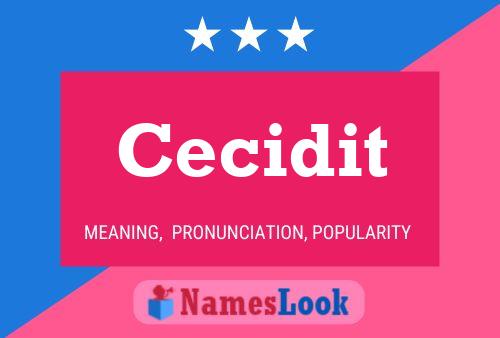 ملصق اسم Cecidit