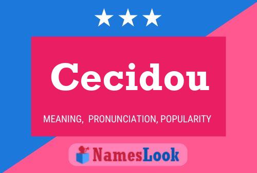 ملصق اسم Cecidou