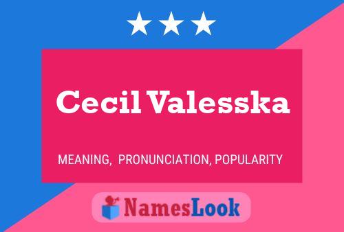 ملصق اسم Cecil Valesska