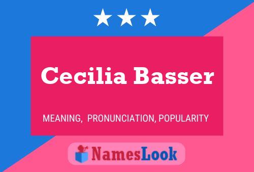 ملصق اسم Cecilia Basser