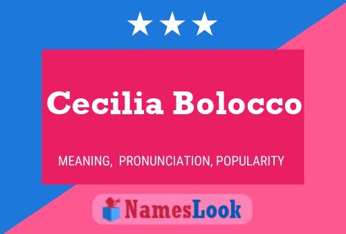 ملصق اسم Cecilia Bolocco