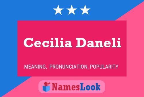 ملصق اسم Cecilia Daneli