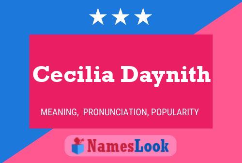 ملصق اسم Cecilia Daynith