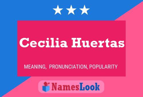 ملصق اسم Cecilia Huertas