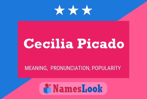 ملصق اسم Cecilia Picado