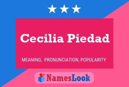 ملصق اسم Cecilia Piedad