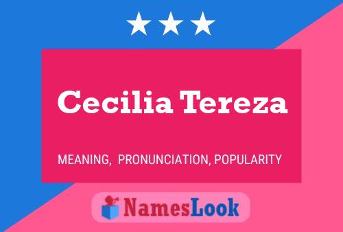 ملصق اسم Cecilia Tereza