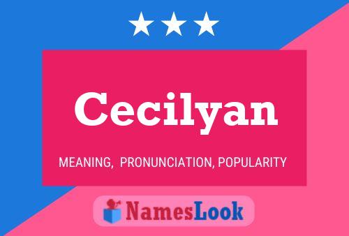 ملصق اسم Cecilyan