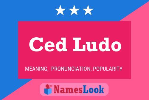 ملصق اسم Ced Ludo