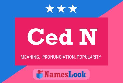 ملصق اسم Ced N