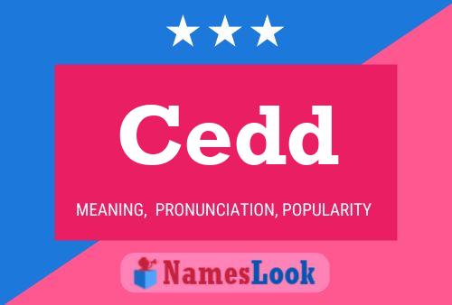 ملصق اسم Cedd