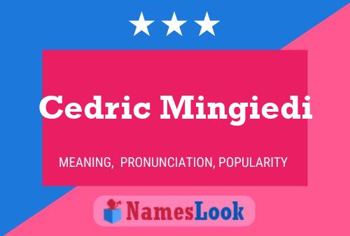 ملصق اسم Cedric Mingiedi