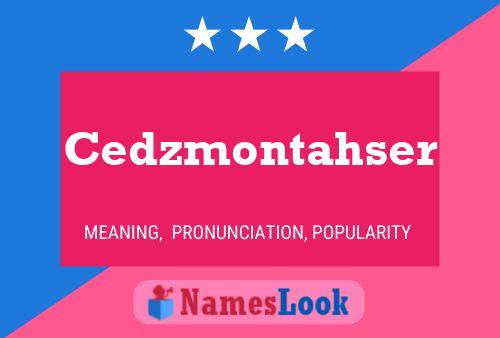 ملصق اسم Cedzmontahser