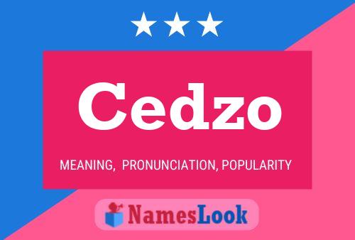 ملصق اسم Cedzo