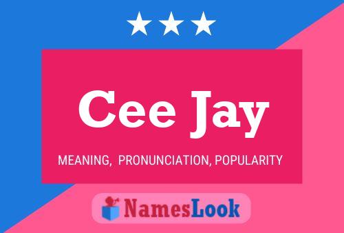 ملصق اسم Cee Jay