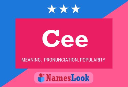 ملصق اسم Cee