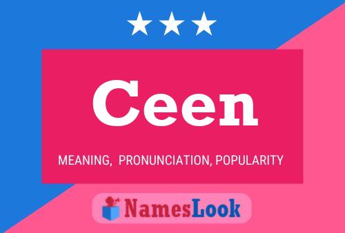 ملصق اسم Ceen