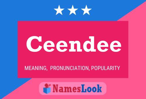 ملصق اسم Ceendee