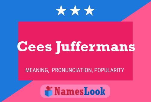 ملصق اسم Cees Juffermans