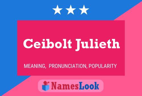 ملصق اسم Ceibolt Julieth