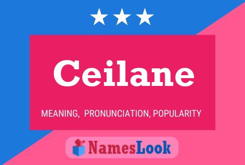 ملصق اسم Ceilane