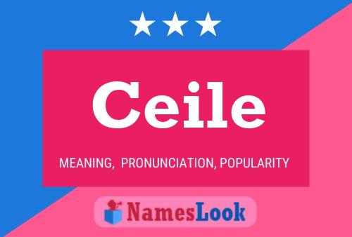 ملصق اسم Ceile