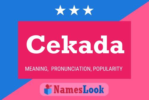 ملصق اسم Cekada