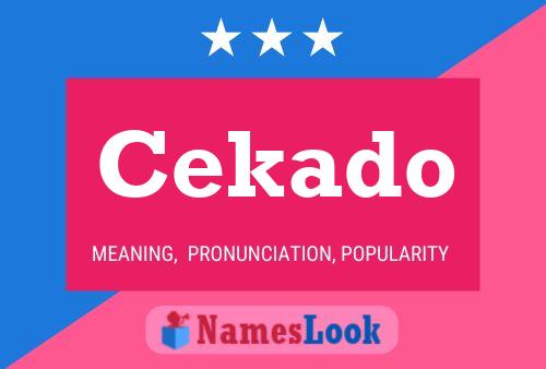 ملصق اسم Cekado