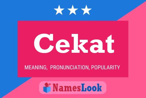 ملصق اسم Cekat