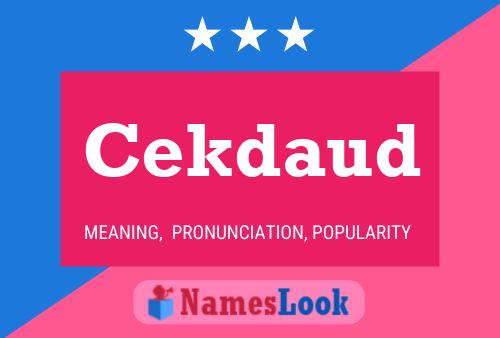 ملصق اسم Cekdaud