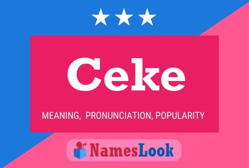 ملصق اسم Ceke