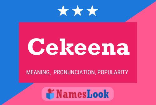 ملصق اسم Cekeena