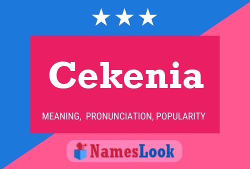 ملصق اسم Cekenia