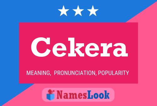 ملصق اسم Cekera