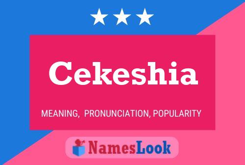 ملصق اسم Cekeshia