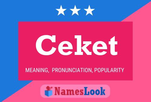 ملصق اسم Ceket