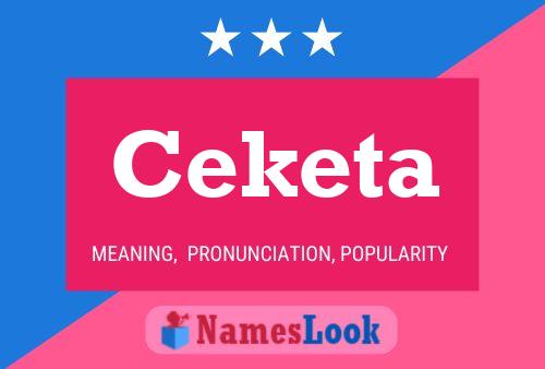 ملصق اسم Ceketa