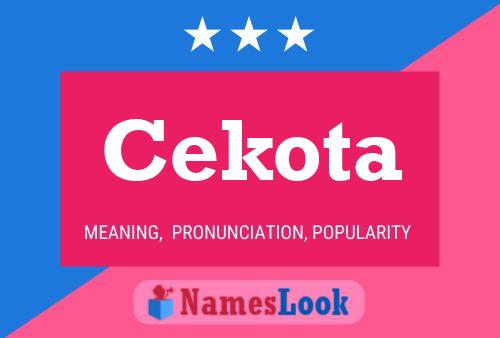 ملصق اسم Cekota