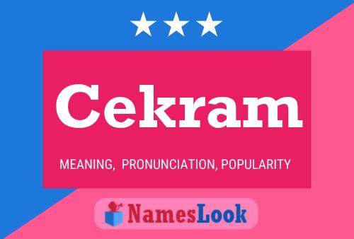 ملصق اسم Cekram