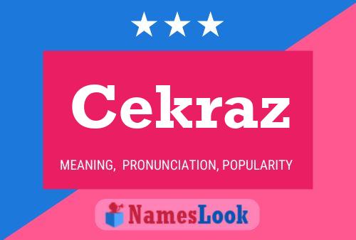 ملصق اسم Cekraz