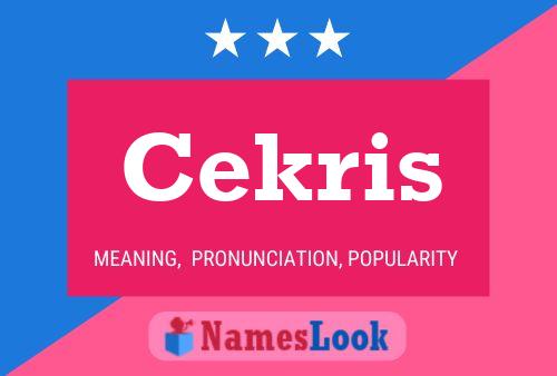 ملصق اسم Cekris