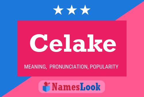 ملصق اسم Celake