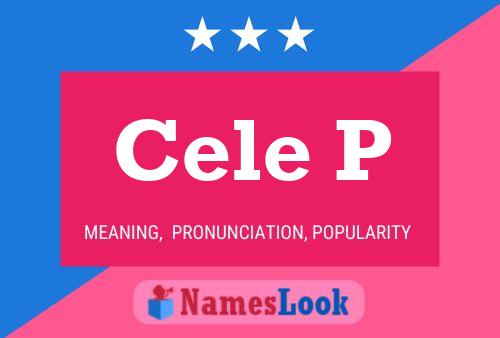 ملصق اسم Cele P