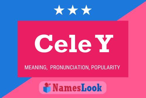 ملصق اسم Cele Y