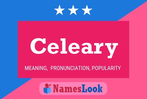 ملصق اسم Celeary