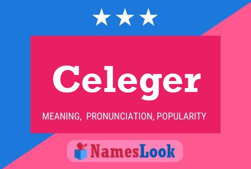 ملصق اسم Celeger